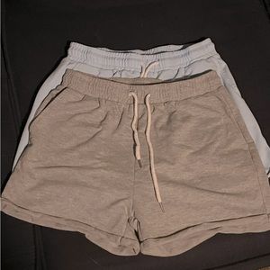 Two shorts from SHEIN! Grey and Light Blue (Medium)